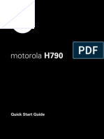 MOTOROLA H790 MANUAL