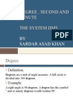 Degree, Second and Minute