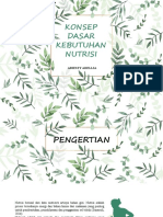 Kebutuhan Nutrisi