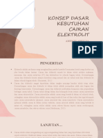 KONSEP DASAR KEBUTUHAN CAIRAN ELEKTROLIT