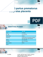 P2a0 Partus Prematorus Susp Placenta