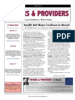 Payers & Providers California Edition - April 7, 2011