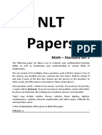 NLT Papers: Math - Standard Set 1