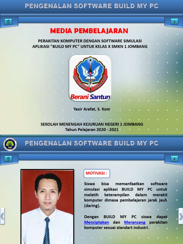 Software Aplikasi Build My PC (Yasir Arafat) | PDF