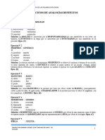 Ejercicios de Analogías Resueltos