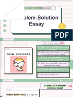 Welcome Back To Channel Group 5: Problem-Solution Essay