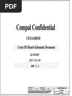 LS-E542P CIUSA - SB - SD Cruze IO Board | PDF | Privacy | Computing