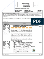 Evaluacion Diagnostica Segundo Año