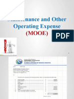 Maintenance and Other Operating Expense: (MOOE)