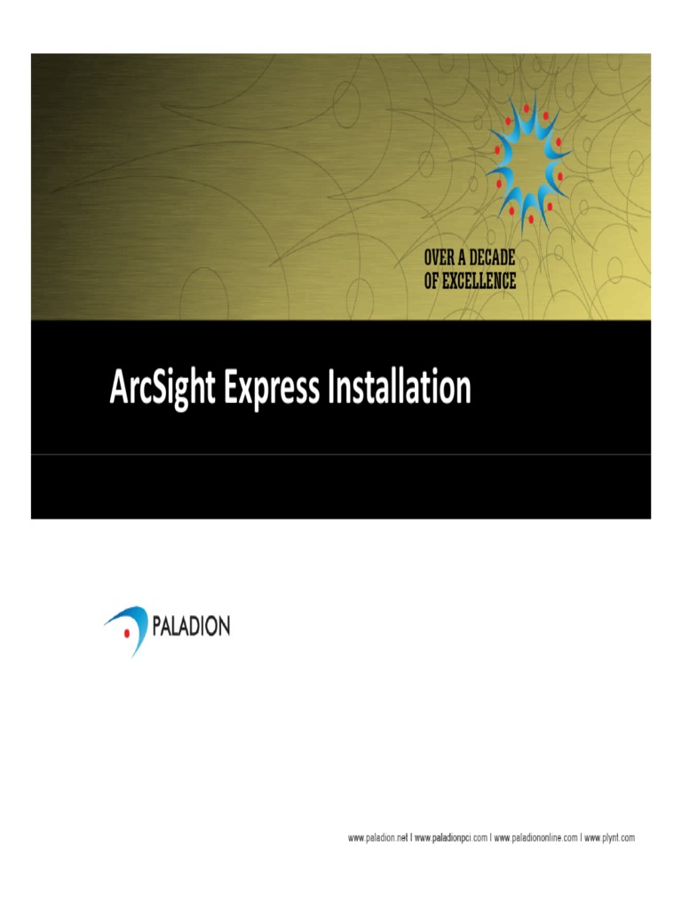 ArcSight Express Installation Guide | PDF | Computer Network | Command ...