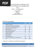 NBA Accreditation Criteria Overview | PDF | Curriculum | Educational ...