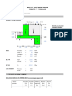 Note de Calcul-Mur de Soutènement