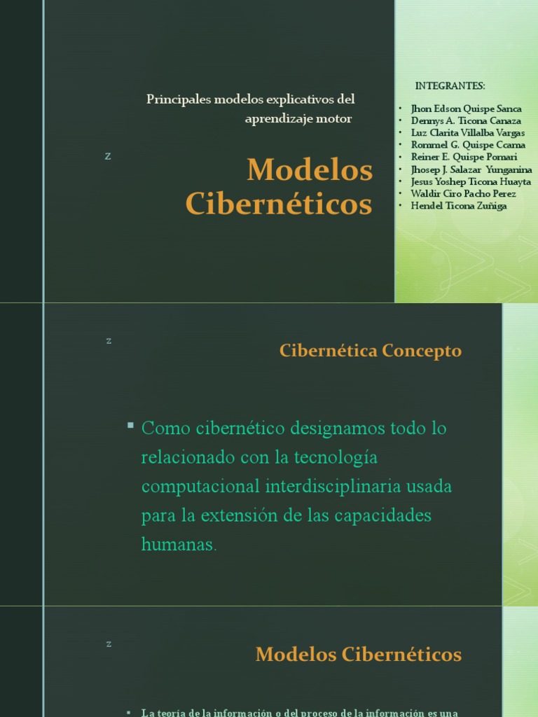 Modelos Cibernéticos en Aprendizaje Motor | PDF | Realimentación ...