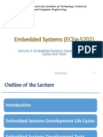 Embedded Systems (Eceg-5702) : Lecture 3: Embedded Systems Development Life Cycles and Tools