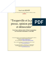 Tocqueville Et La Presse