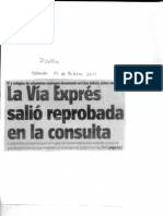 Público - La Vía Exprés Salió Reprobada en La Consulta. 19/feb/2011