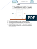 Cálculos de asentamientos y tiempos de consolidación para 13 problemas de cimentaciones