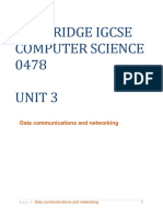 Data Communications and Networking Igcse Cs Unit 3