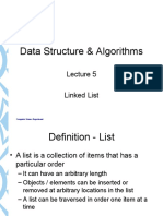 Lecture 4 - DS - Linked List