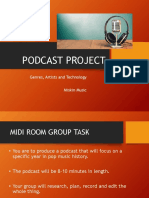 Podcast Project: Genres, Artists and Technology Miskin Music