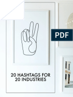 20 Hashtags For 20 Industries