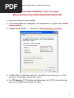 Installation Guide For Buffalo Live LS-CXXXL Model