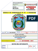 Módulo 10 - Ii Trim. - Matematica - 3° Sec.