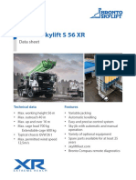 Bronto Skylift S 56 XR: Data Sheet