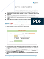 Examen Final de Computación Ii