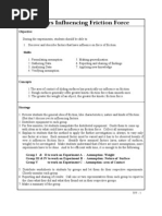 12 Factors Influencing Friction Force (TM)