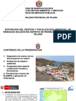 Exposición de La Municipalidad Provincial de Talara