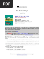 The HTML Doctype: Hello! HTML5 and CSS3