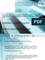 Polímeros y Polimerización Polymer and Polymerization