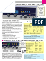 Mono-Bipolar Electrosurgical Units 80W, 120W, 160W: Cautery & Electrosurgery