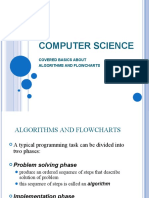 Computer Science: Covered Basics About Algorithms and Flowcharts