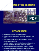 Cold Formed Steel Sections