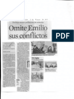 Mural - Omite Emilio sus conflictos. 02/Feb/2011