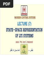 Lecture7 State Space Representation