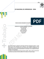 DE-MSIG-001 Manual Del Sistema Integrado de Gestión Del SENA V.03 Copia No Controlada