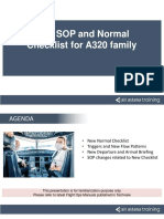 New SOP and Normal Checklist For A320 Family