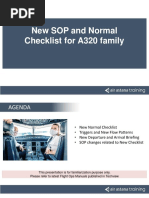 New SOP and Normal Checklist For A320 Family