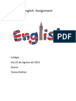 English Assignment 3° Bimestre 2021