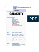 Call of Duty Informacion y Invetiacion