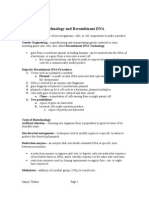 Microbiology Chapter 9: Biotechnology and Recombinant DNA