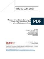 SCE Colombia: análisis económico inicial