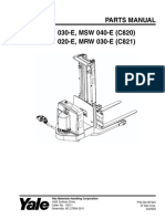 Parts Manual MSW 030-E, MSW 040-E (C820) MRW 020-E, MRW 030-E (C821)