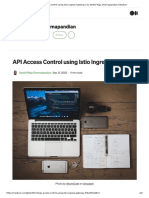 API Access Control with Istio Ingress Gateway
