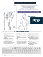 Measure Yourself for Custom Sizing