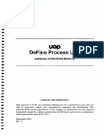 (UOP) Define Process Unit - General Operating Manual (2004 R2)