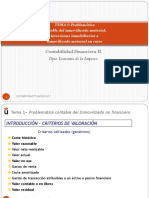 Tema 1 - Problematica Contable Del Inmovilizado Material - Inversiones Inmobiliarias y en Curso